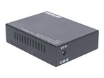 Intellinet Fast Ethernet Single Mode Media Converter, 10/100Base-Tx to 100Base-Fx (SC) Single-Mode, 20km