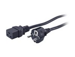 Strömkabel - IEC 60320 C19 till power CEE 7/7 (hane)