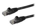 100ft CAT6 Ethernet Cable, 10 Gigabit Snagless RJ45 650MHz 100W PoE Patch Cord, CAT 6 10GbE UTP Network Cable w/Strain Relief, Black, Wiring is UL Certified/TIA
