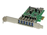 PCI Express USB 3.0-kort med 7 portar PCI Express USB 3.0-kort med 7 portar