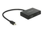 Displayport 1.2 Splitter 1 x mini Displayport in > 2 x Displayport out 4K