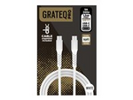 GRATEQ - USB-kabel - 24 pin USB-C (hane) till 24 pin USB-C (hane)