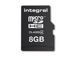 Flash-minneskort (adapter, microSDHC till SD inkluderad)