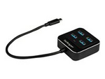 USB C-hubb med 4 portar