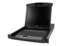 APC LCD Console - KVM-konsol med omkopplare för tangentbord/video/mus