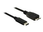 USB-kabel - Micro-USB typ B (hane) till 24 pin USB-C (hane)