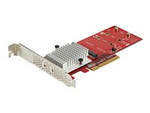 X8 Dual M.2 PCIe NVMe SSD Adapter