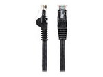 1m LSZH CAT6 Ethernet Cable, 10 Gigabit Snagless RJ45 100W PoE Network Patch Cord with Strain Relief, CAT 6 10GbE UTP, Black, Individually Tested/ETL, Low Smoke Zero Halogen