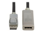 Tripp Lite Series DisplayPort Extension Cable with Active Repeater and Latching Connector (M/F), 4K 60 Hz, HDR, 4:4:4, HDCP 2.2, 15 ft. (4.6 m), TAA