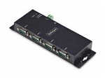 4P Serial to Ethernet Adapter, IP LAN to RS232 DB9 Converter