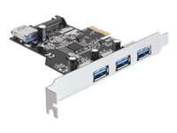 DeLock PCI Express Card > 3 x external + 1 x internal USB 3.0