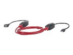 Manhattan USB-A Line Extender, for use with RJ45 network cable (not included), extends USB Device up to 60m, bus power, Cat5e/Cat6/Cat6A RJ45 network cables suitable, Black, Three Year Warranty, Blister