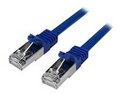 StarTech.com 3m CAT6 Ethernet Cable, 10 Gigabit Shielded Snagless RJ45 100W PoE Patch Cord, CAT 6 10GbE SFTP Network Cable w/Strain Relief, Blue, Wiring is UL Certified/TIA
