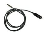 Strömkabel - power DC jack (hane) till automobile cigarette lighter (hane)