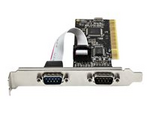 PCI Serial Parallel Combo Card with Dual Serial RS232 Ports (DB9) & 1x Parallel LPT Port (DB25), PCI Combo Adapter Card, PCI Expansion Card Controller, PCI to Printer Card