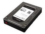 2,5" till 3,5" SATA-hårddisk-adapterhölje i aluminium med SSD/HDD-höjd på upp till 12,5 mm