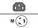 HPE - Strömkabel - power IEC 60320 C13 till NEMA L6-20 (hane)