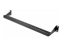 StarTech.com 1U Rack Mountable Cable Lacing Bar w/Adjustable Depth, Cable Support Guide For Organized 19" Racks/Cabinets, Horizontal Cable Guide For Patch Panels/Switches/PDUs