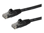 15m CAT6 Ethernet Cable, 10 Gigabit Snagless RJ45 650MHz 100W PoE Patch Cord, CAT 6 10GbE UTP Network Cable w/Strain Relief, Black, Fluke Tested/Wiring is UL Certified/TIA