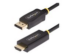 9.8ft (3m) DisplayPort to HDMI Adapter Cable, 4K 60Hz with HDR, DP to HDMI 2.0b, Active Video Converter, DisplayPort Desktop to HDMI Monitor, M/M