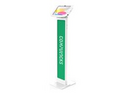 Compulocks iPad 10th-11th (A16) Gen Space Enclosure Brandable Floor Stand White