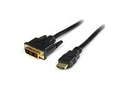 StarTech.com 6ft (1.8m) HDMI to DVI Cable, DVI-D to HDMI Display Cable (1920x1200p), Black, 19 Pin HDMI Male to DVI-D Male Cable Adapter, Digital Monitor Cable, M/M, Single Link
