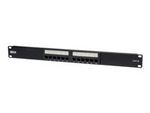Tripp Lite Series 12-Port Cat6 Cat5 Patch Panel 568B 110 Punch Down Rackmount RJ45 1URM TAA