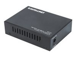 Intellinet 10GBase-T to 10GBase-R Media Converter, 1 x 10 GB SFP+ Slot, 1 x 10GB RJ45 Port