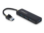 4-Port USB-A Hub, 5Gbps, Bus Powered, Small Travel Mini Hub
