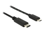 USB-kabel - 24 pin USB-C (hane) till mikro-USB typ B (hane)