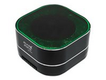 Manhattan Sound Science Metallic Bluetooth Speaker (Clearance Pricing), Microphone, FM Radio, Decent Sound Output (3W), 6 hour Playback time, Integrated Controls, Range 10m, microSD card reader, Aux 3.5mm, USB-A charging cable incl, Black, Bluetooth 5.0, 3 Years Warranty