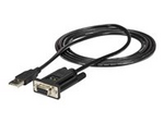 USB till nollmodem RS232 DB9 seriell DCE-kabeladapter med 1 port och FTDI
