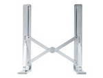 Foldable Laptop Riser Stand, Portable Height Adjustable Ergonomic Laptop Stand, Ventilated Aluminum Frame Supports 22lb (10Kg), Tilt/Raised/Angled Laptop/Tablet Stand, Collapsible Design