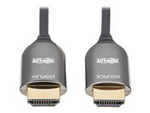 Tripp Lite Series Fiber Active Optical Cable (AOC) 8K HDMI Plenum-Rated