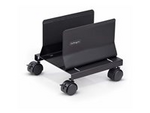 Computer Tower Cart Rolling CPU Caddy w/ Wheels, Adjustable