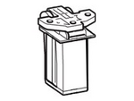 Left except hinge assembly