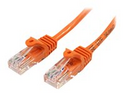 StarTech.com Cat5e patchkabel med hakfria RJ45-kontakter ? 1 m, orange