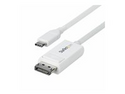 StarTech.com 6.6ft (2m) USB C to DisplayPort 1.2 Cable, Bidirectional