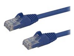 StarTech.com 10m CAT6 Ethernet Cable, 10 Gigabit Snagless RJ45 650MHz 100W PoE Patch Cord, CAT 6 10GbE UTP Network Cable w/Strain Relief, Blue, Wiring is UL Certified/TIA