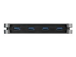 4 Port USB 3.0 Hub, 4x USB-A, 5Gbps Laptop/Desktop USB Type-A Hub, USB Bus Powered, 11" Long Cable with Cable Management (HB30AM4AB)