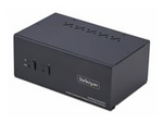 2-Port Dual-Monitor DisplayPort en HDMI KVM Switch, 4K 60Hz