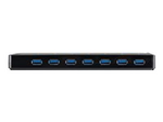 USB 3.0-hub med 7 portar och dedicerade laddningsportar