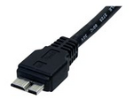 0,5 m svart SuperSpeed USB 3.0-kabel A till Micro B ? M/M