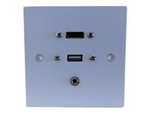 Strömuttag - minihörlurskontakt 3,5 mm, HDMI, USB