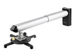 Universal Projector Wall Mount, Projector Mount supports Short & Ultra Short Throw Projectors up to 33lb (15kg), Tilt/Swivel/Rotate, Adjustable height 16.5" to 27.7" from Wall