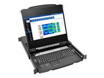 Tripp Lite Series NetDirector 8-Port Rackmount Console HDMI KVM Switch 17" LCD IP Remote Access