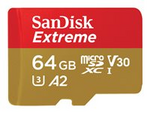 Extreme - Flash-minneskort (microSDXC till SD-adapter inkluderad)