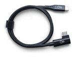 USB-kabel - USB-C (hane) till USB-C (hane) vinklad