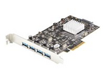 4-portars USB PCIe-kort 4-portars USB PCIe-kort