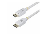 10ft White VESA Certified DisplayPort 1.2 Cable with Latches